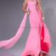 Trend Abendkleid 2012 Lang Rosa / Gelb...